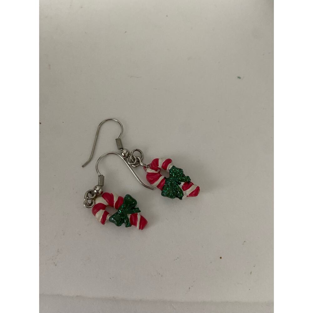candy cane earrings - Picture 5 of 5